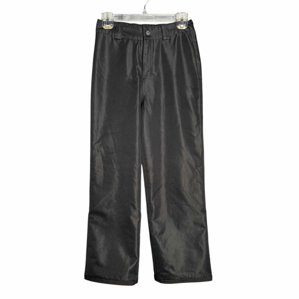 Obermeyer Snow Pants Boys Medium 10/12 Keystone Black Ski Winter Pant